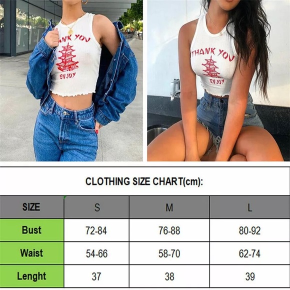 NEW! chinese takeout crop top ✰ - Picture 5 of 5